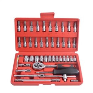 Комплет гедоре 1/4", 46 дела