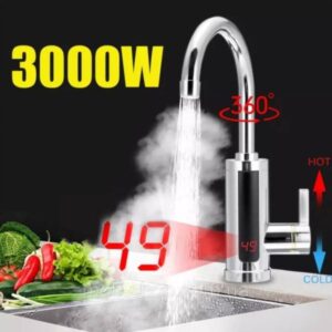 Проточна електрична чешма со LED дисплеј, 3 kW