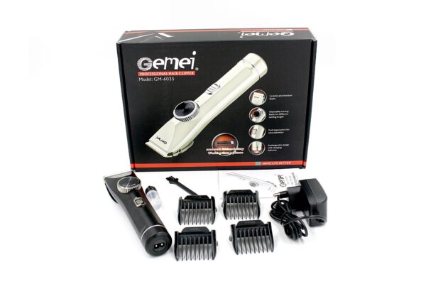 Gemei 6035 машинка за шишање со 4 чешли
