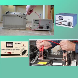 Jarrett полнач за акумулатор 6–12V, 10Ah или 15Ah