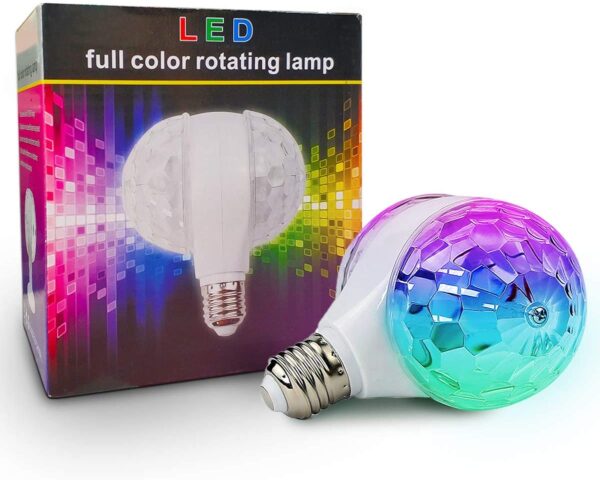 Ротирачка RGB LED сијалица за забави