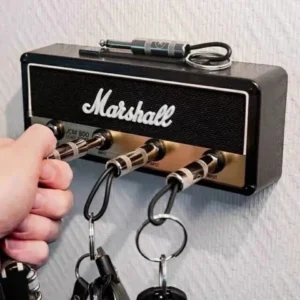Ѕидна закачалка за клучеви во стил на засилувач Marshall