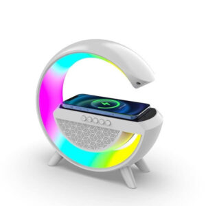 Bluetooth звучник со безжичен полнач и светло