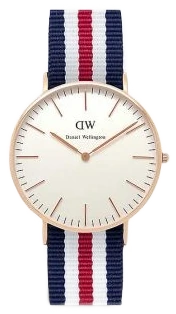 Унисекс часовник DW473 со платнено ремче
