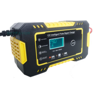Паметен полнач за акумулатори 12V 6A со LCD