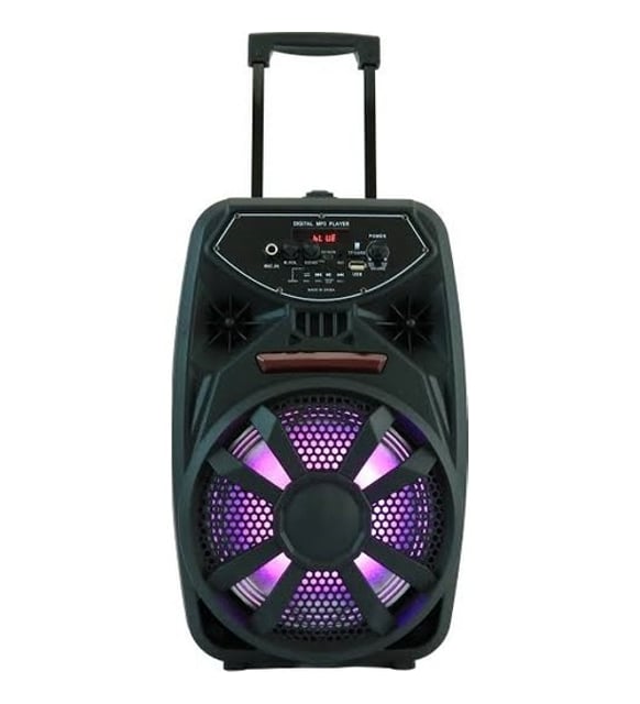 Пренослив караоке звучник PK-09L од 8″ со LED светла